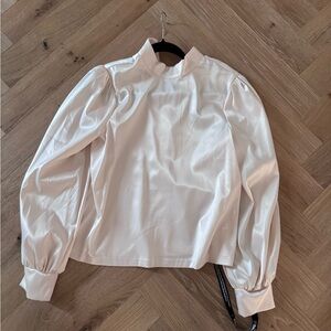 Elegant Cream Women's Top